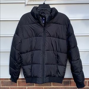 Black Gap Puffer Coat